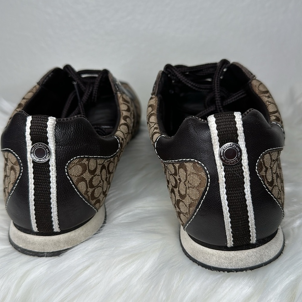EUC Coach “Kelsie” signature logo in khaki, women's size 7.5 - Picture 7 of 11